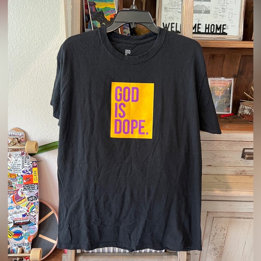 God is Dope men’s Kobe Bryant Mamba remembrance shirt size large